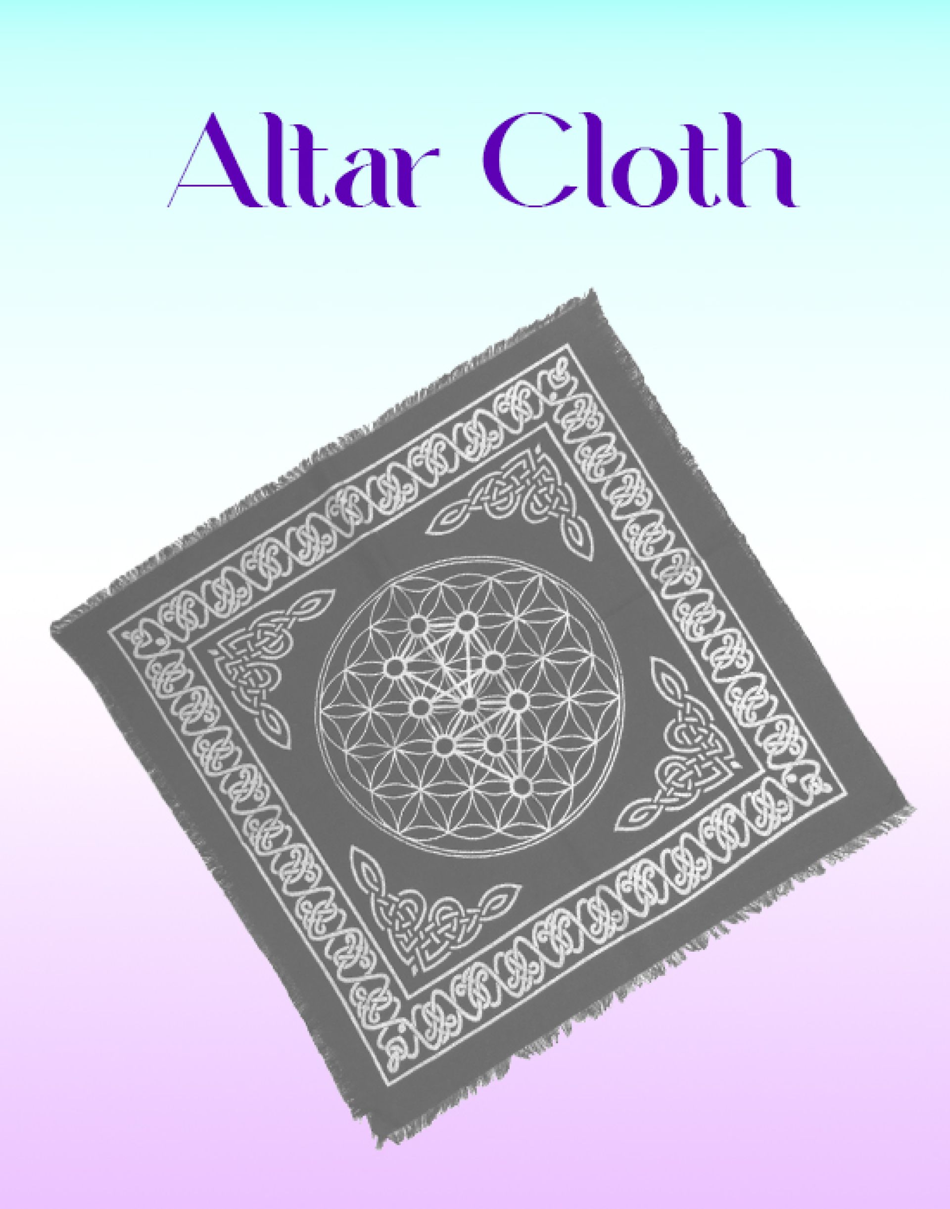 Altar Cloth (Gray of White)