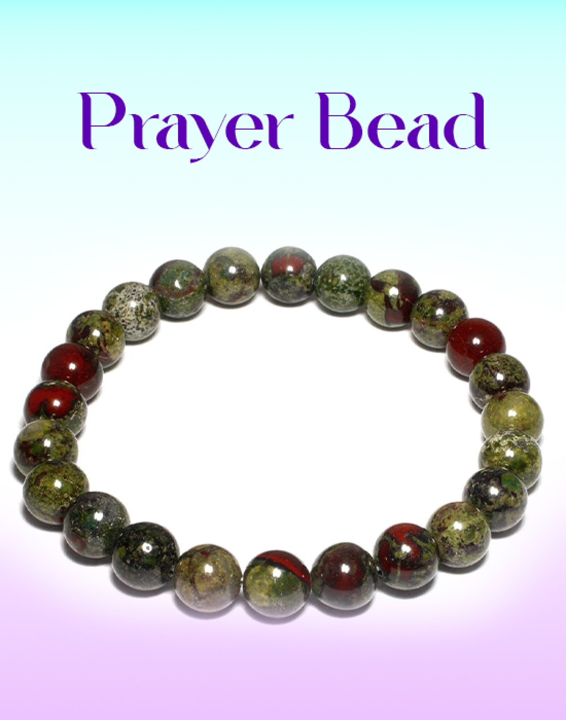 Beaded Dragon Blood Wrist Band